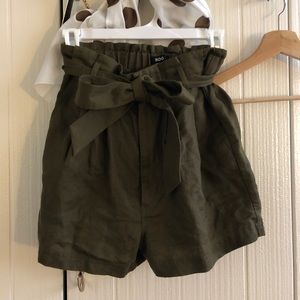 Paper bag shorts